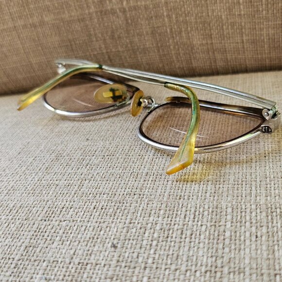 Vintage Safilo Women Glasses Frame Silver Tone 50[]18 135 Eyeglasses Eye Wear main image 9